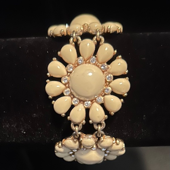 KATE SPADE GLOSSY GARDEN BRACELET WITH RHINESTONES - Picture 1 of 10